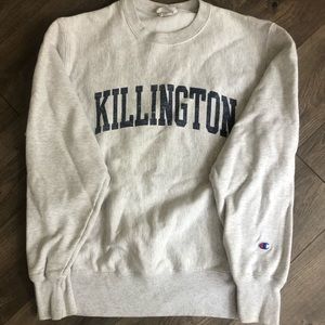 killington vermont champion crewneck sweatshirt